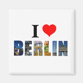 I Love Berlin Germanyドイツ旅行都市写真 マグネット