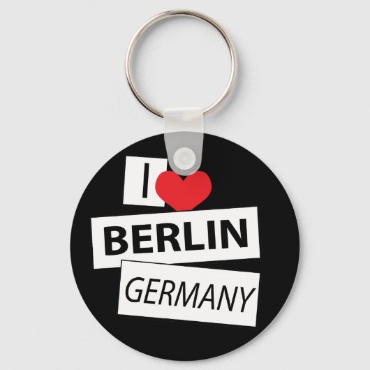 I Love Berlin Germany キーホルダー (正面)