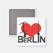 I Love Berlin Magnet マグネット (正面/裏面)