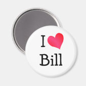 I Love Bill マグネット (正面/裏面)