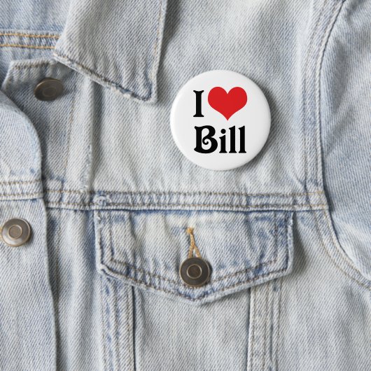 I Love Bill 缶バッジ (インサイチュ)
