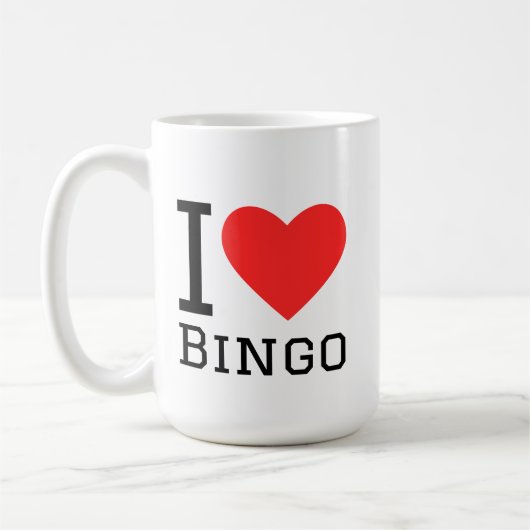 I love bingo コーヒーマグカップ (左)