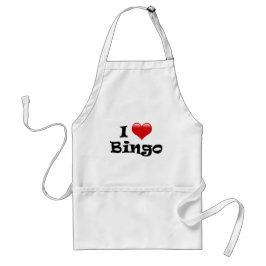 I Love Bingo スタンダードエプロン