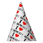 I Love Bingo パーティーハット (右)