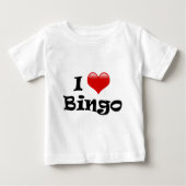 I Love Bingo ベビーTシャツ (正面)