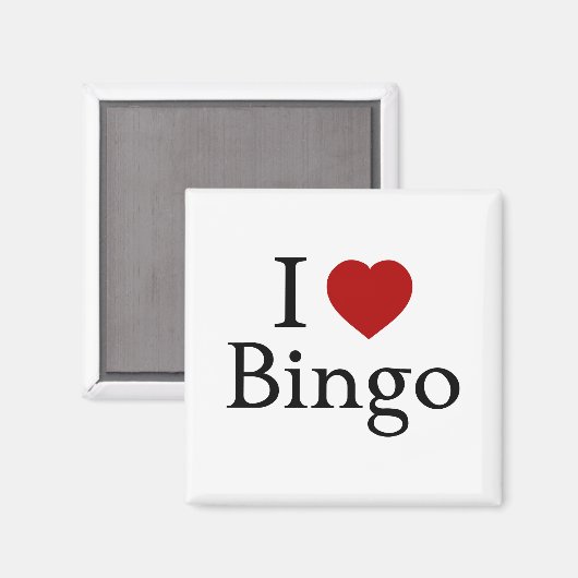 I Love Bingo マグネット (正面/裏面)