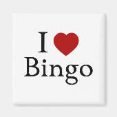 I Love Bingo マグネット (正面)