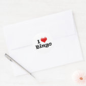 I Love Bingo ラウンドシール (封筒)