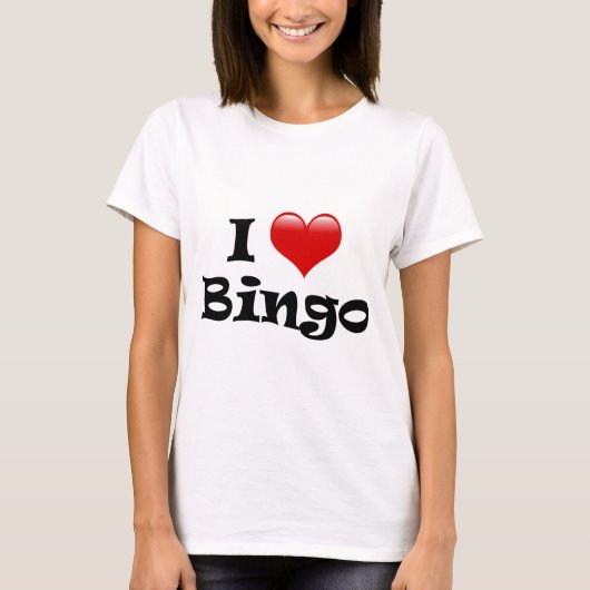 I Love Bingo Tシャツ (正面)