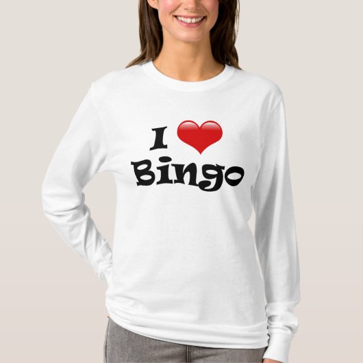 I Love Bingo Tシャツ (正面)