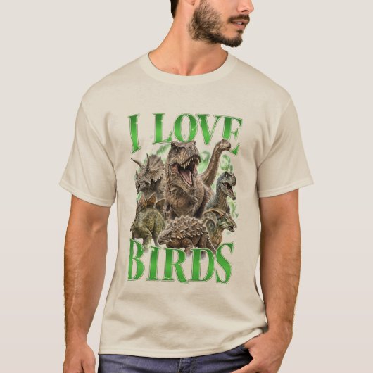 I Love Birds Tシャツ (正面)