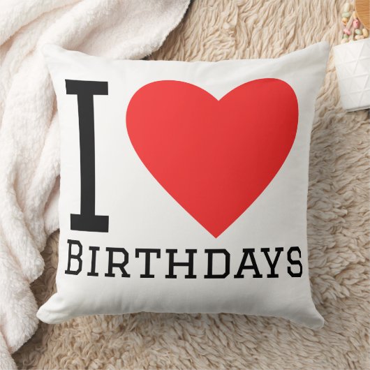 I love birthdays クッション (ブランケット)