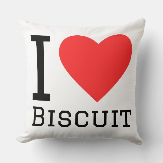I love biscuit クッション (正面)