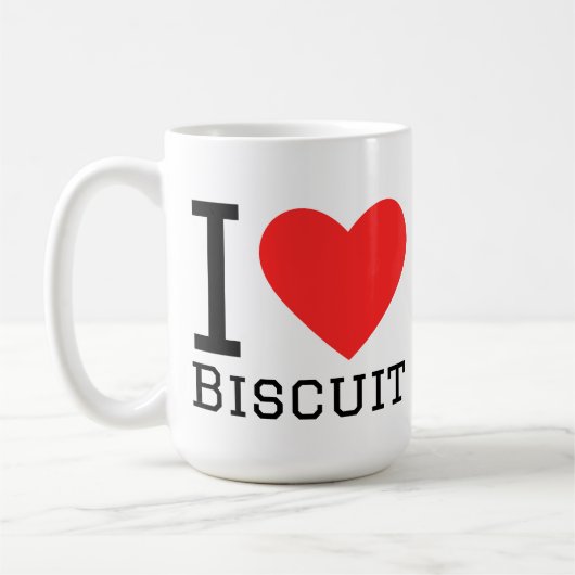 I love biscuit コーヒーマグカップ (左)