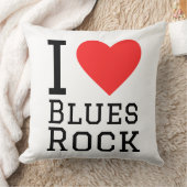 I love blues rock クッション (ブランケット)