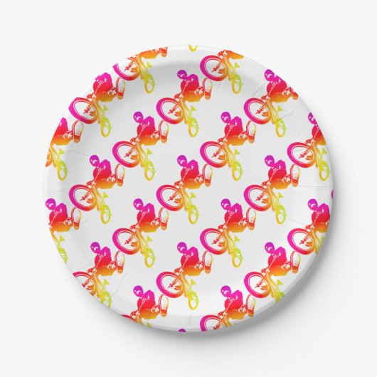 I Love BMX ペーパープレート (正面)