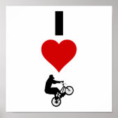 I Love BMX (Vertical) ポスター (正面)