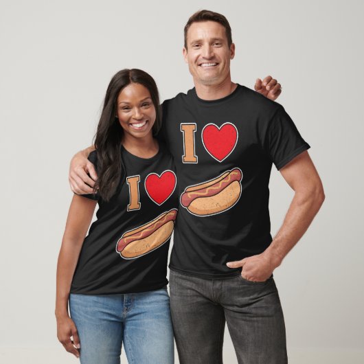 I love bockwurst with mustard tシャツ (ユニセックス)