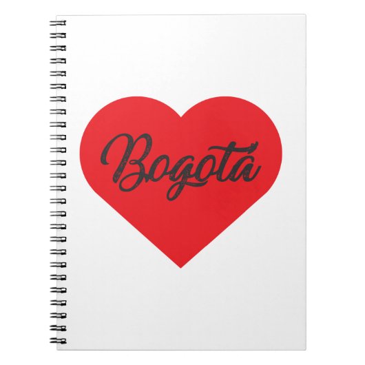 I Love Bogota – コロンビア ノートブック (正面)
