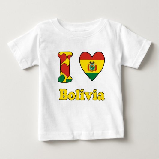 I love Bolivia ベビーTシャツ (正面)