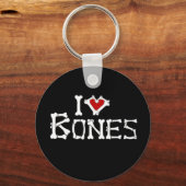 I Love Bones キーホルダー (正面)