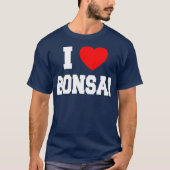 I Love Bonsai Tシャツ (正面)