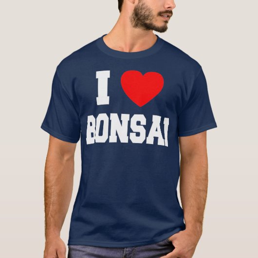 I Love Bonsai Tシャツ (正面)