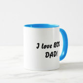 I Love BOOパパ(from Son) マグカップ (正面右)