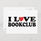 I Love Bookclub ポストカード (正面/裏面)