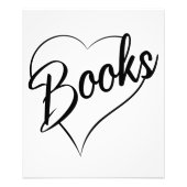 I Love Books's Book 読 Lover Reader Librarian フォトプリント (正面)