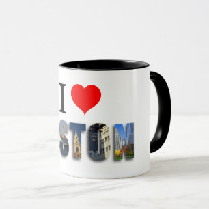 I Love Boston Massachusettsトラベルシティフォト マグカップ