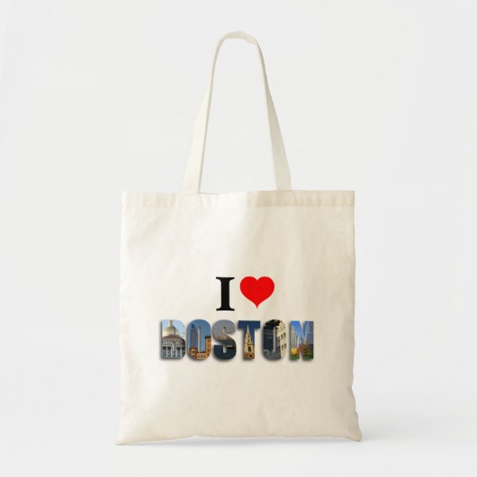 I Love Boston Massachusetts Travel City Photos トートバッグ (正面)