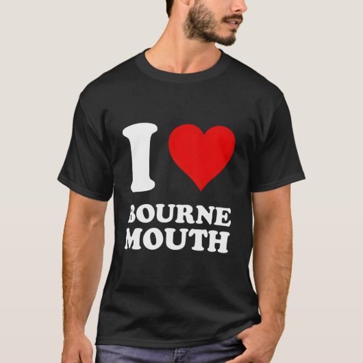 I Love Bournemouth Tシャツ (正面)