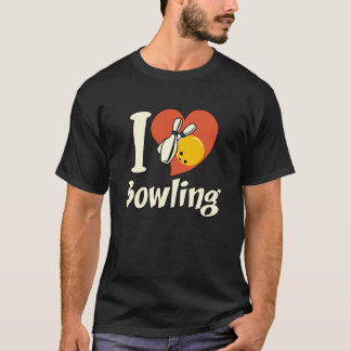i love bowling tシャツ