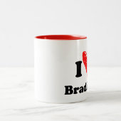 I love Bradford ツートーンマグカップ (中央)