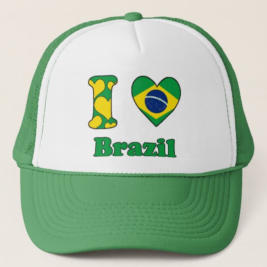 I love Brazil キャップ (正面)