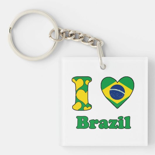 I love Brazil キーホルダー (正面)