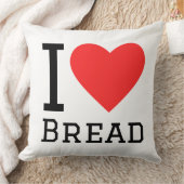 I love bread square sticker クッション (ブランケット)