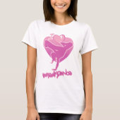 I love Breakdance girly Tシャツ (正面)