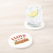 I Love Bridge Card Game Player コースター (側面)