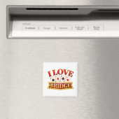I Love Bridge Card Game Player マグネット (インサイチュ (食洗機))