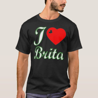 I Love Brita Tシャツ