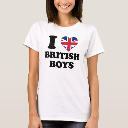 I love British Boys Tシャツ (正面)