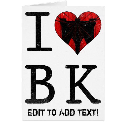 I Love Brooklyn, BK New York (正面)