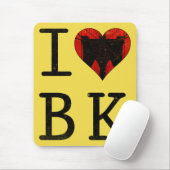 I Love Brooklyn, BK New York Mouse mat マウスパッド (マウス)
