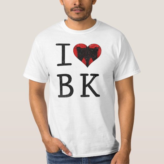 I Love Brooklyn BK NYC Tシャツ (正面)