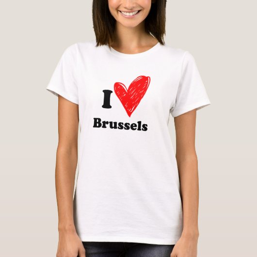 I love Brussels Tシャツ (正面)