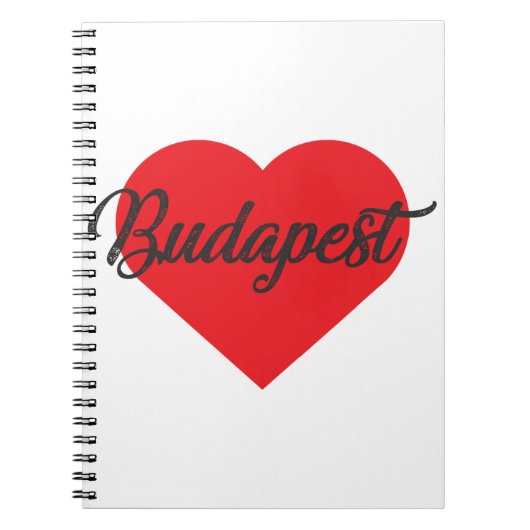 I Love Budapest – ハンガリー ノートブック (正面)