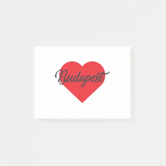 I Love Budapest – ハンガリー ポストイット (正面)