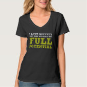 I Love Buffets Reach My Full Potential Food Eatin Tシャツ (正面)